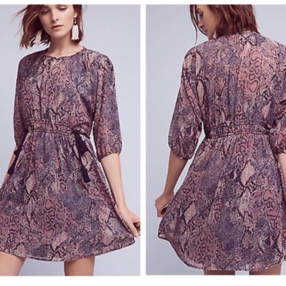 Anthropologie Floreat Zharah Peasant Dress